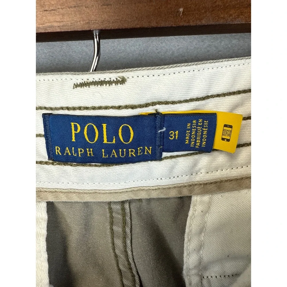 Polo Ralph Lauren Classic Chino Cargo Shorts Mens Size 31 Casual Outdoor Camping